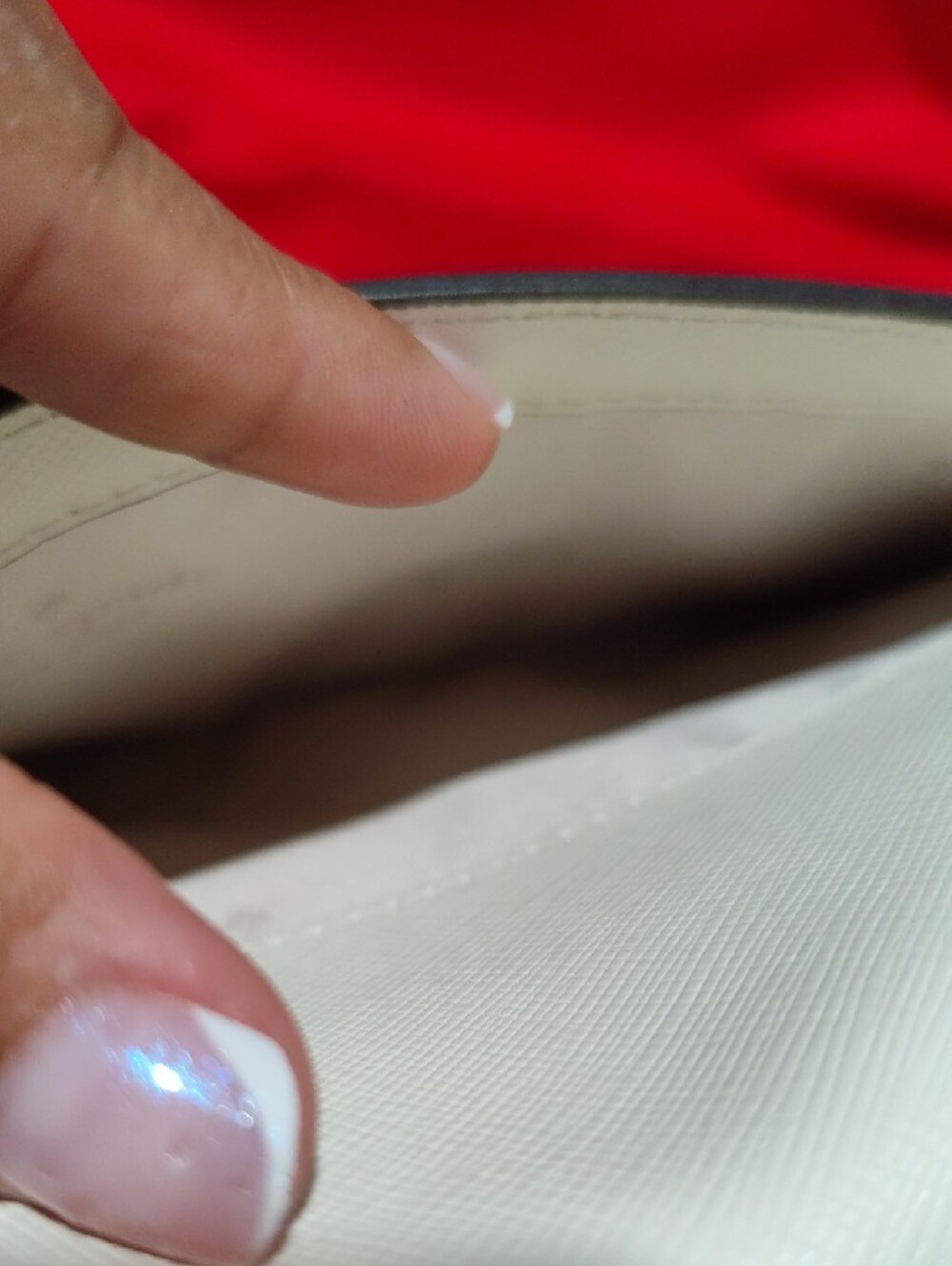 kate spade White Leather Crossbody Envelope Bag - Picture 5 of 9
